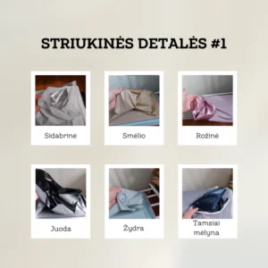 Vaikiška teddy striukė – juoda – audinių spalvų paletė 2 – SANDRÉ