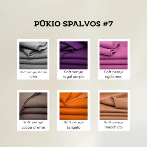 Vaikiškas kombinezonas su pūkeliu – „Black Coffee“ – audinių spalvų paletė 6 – SANDRÉ